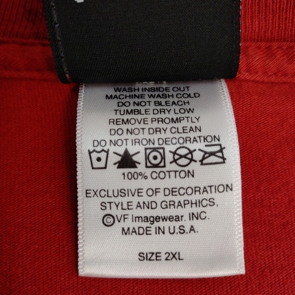 Harley-Davidson South Dakota T-shirt Men's Orange Short Sleeve Size 2XL - Picture 10 of 10